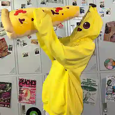 KAKAZZY Hoodie Yellow