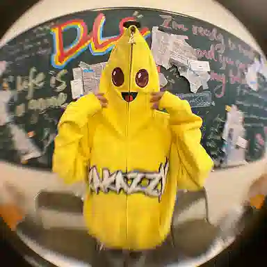 KAKAZZY Hoodie Yellow