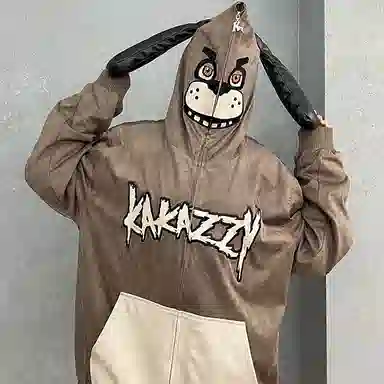 KAKAZZY Hoodie Brown