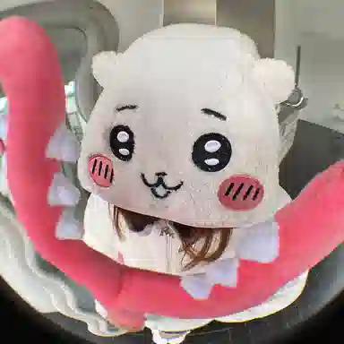 KAKAZZY White Bear Fleece Hoodie