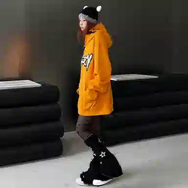 KAKAZZY Oversize Pumpkin Hoodie