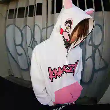 KAKAZZY Hoodie White