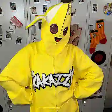 KAKAZZY Hoodie Yellow