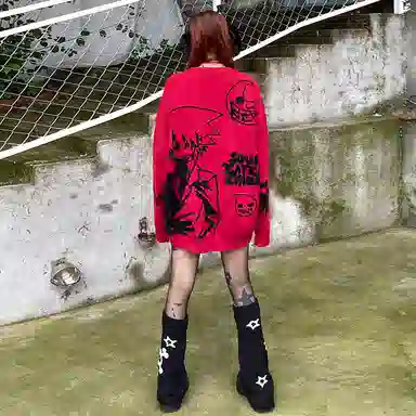 KAKAZZY Sweater Burgundy