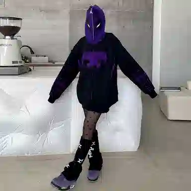 KAKAZZY Hooded Jacket Black