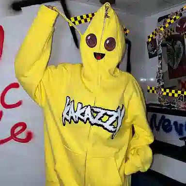 KAKAZZY Hoodie Yellow