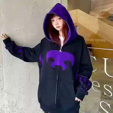 KAKAZZY Hooded Jacket Black