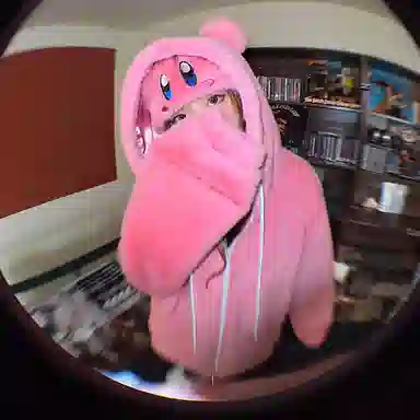 KAKAZZY Hooded Jacket Pink