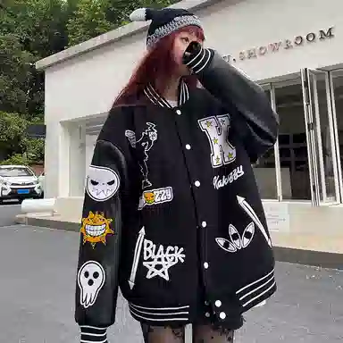 KAKAZZY Bomber Jacket Black