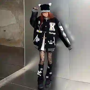 KAKAZZY Bomber Jacket Black