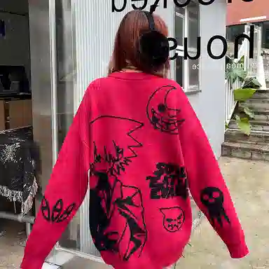 KAKAZZY Sweater Burgundy