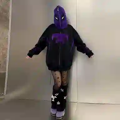 KAKAZZY Hooded Jacket Black