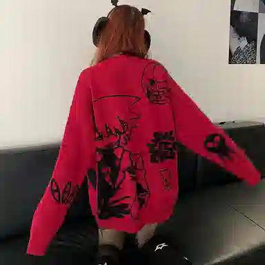 KAKAZZY Sweater Burgundy