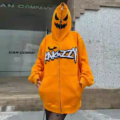 KAKAZZY Oversize Pumpkin Hoodie