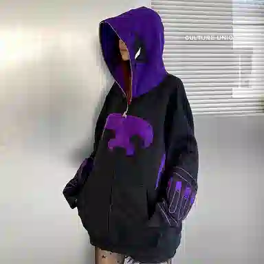 KAKAZZY Hooded Jacket Black