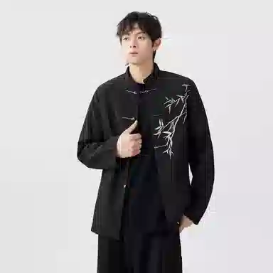 Zhongshi Bamboo Embroidery Blazer