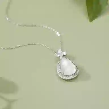 【S925银|甄选高品质|福财相伴】 金师傅 福禄葫芦吊坠 招财纳福 新中式气质满钻古风优雅大方 小众轻奢高级#好运 玉髓 项链 女款