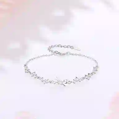 【精选高品质】 金师傅 在逃公主系列 星恋蝴蝶叠戴套装 森系梦幻时尚精致气质简约百搭 小众轻奢设计高级#好运 玻璃猫眼 项链 女款