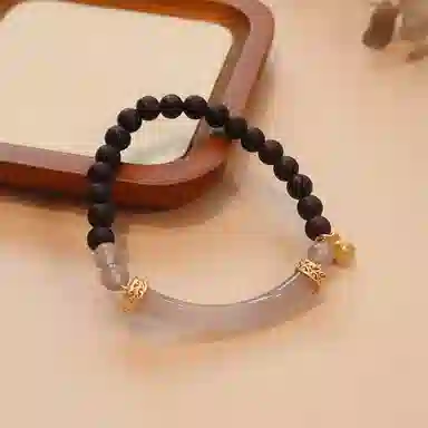 【甄选高品质】 金师傅 莲蓬串珠半镯 好运莲莲时来运转 新中式古风气质禅意气质简约百搭小众好运 檀木 手串 男女同款情侣款