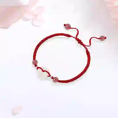 【甄选高品质】 金师傅 平安扣手链 吉祥如意招财转运 新中式气质简约百搭高级#好运 玛瑙 手绳 男女同款情侣款