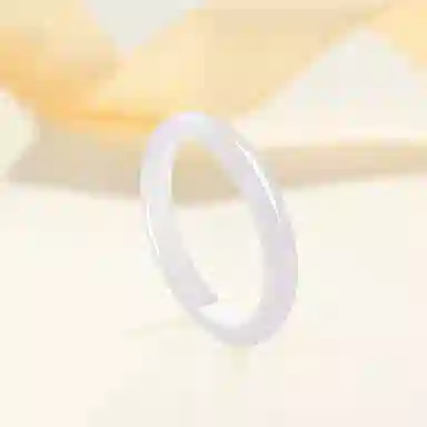 【高品质】 金师傅 珠宝 玛瑙青山黛白月光  新中式国潮汉服设计旗袍古香古色 清爽冰透显白水润 玉髓 玉石手镯 女款 闺蜜同款 情人送礼
