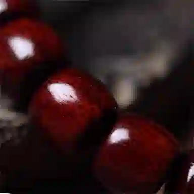 金师傅 国风国潮新中式佛珠 转运 念珠可爱精致复古古风 檀木 木作手串 男女同款情侣款