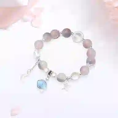 【甄选高品质】 金师傅 新中式国潮气质简约百搭 森系小众轻奢高级 琉璃 玉石手串 女款