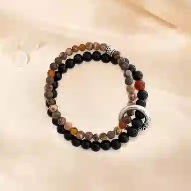 直面天命 黑悟空 天命人 金师傅 新中式学业顺利如鱼得水 小众设计 国潮轻奢优雅气质 事业顺利 檀木 手串 男女同款情侣款