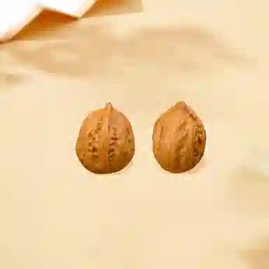【到手两件】 金师傅 南瓜墩核桃 八方来财 修身养性 创意解压盘玩禅意新中式气质尖手捻#好运 文玩核桃 把件 男女同款情侣款
