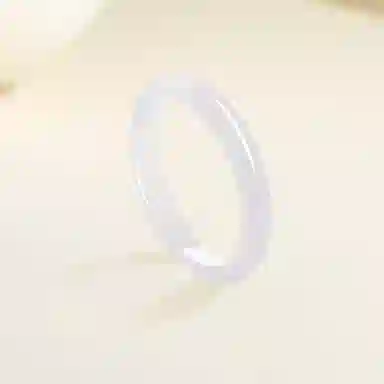 【高品质】 金师傅 珠宝 玛瑙青山黛白月光  新中式国潮汉服设计旗袍古香古色 清爽冰透显白水润 玉髓 玉石手镯 女款 闺蜜同款 情人送礼