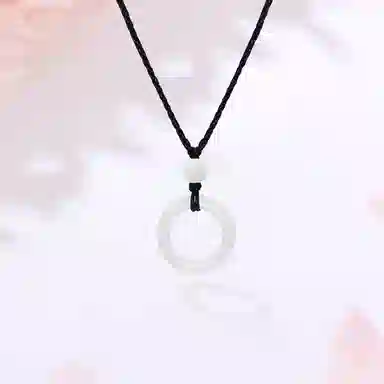 【S999足银|精选高品质】 金师傅 招财纳福系列貔貅平安扣财运亨通时来运转吞金兽新中式国潮简约百搭#好运 白玉菩提 项链 男女同款情侣款