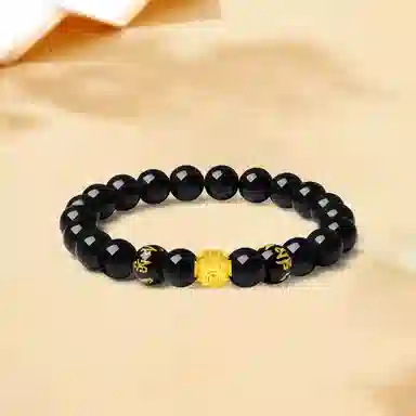【999金珠|限量赠·最佳爸爸证|高品质】 金师傅 六字箴言金钱珠 招财纳福财运亨通时来运转新中式国潮高级 玛瑙 手串 男女同款情侣款