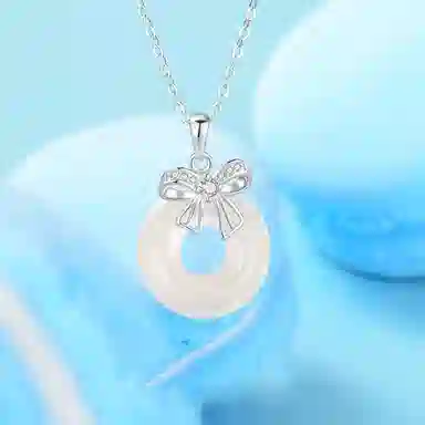 【高品质|蝴蝶玄学！】 金师傅 锁骨链 招财转运森系梦幻时尚精致气质优雅甜美 小众轻奢设计高级#好运 玻璃猫眼 项链 女款
