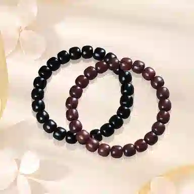 金师傅 国风国潮新中式佛珠 转运 念珠可爱精致复古古风 檀木 木作手串 男女同款情侣款