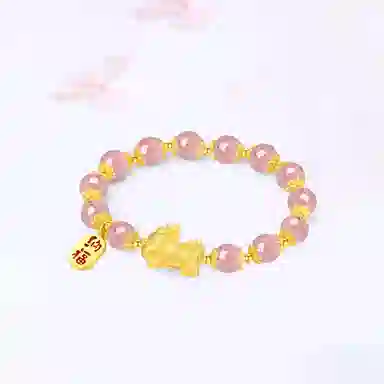 【S999足银|甄选高品质】 金师傅 招财纳福貔貅 吞金兽财运亨通 多福多财新中式国潮复古气质百搭小众高级#好运 玛瑙 手串 男款