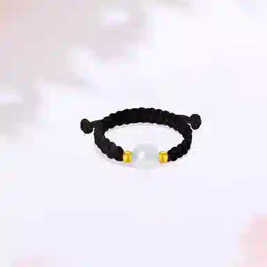 【诸事顺意|甄选高品质】 金师傅 相思豆转运珠对戒 新中式国潮国风轻奢气质小众设计简约大方显白#好运 玛瑙 戒指 男女同款情侣款
