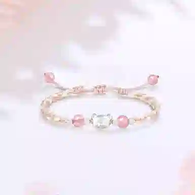 【甄选高品质】 金师傅 四叶草转运手链 幸运女神时来运转 轻奢精致时尚气质简约百搭 小众高级百搭高级#好运 玛瑙 手链 女款