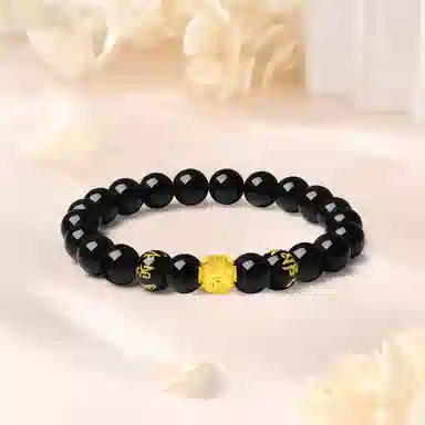 【999金珠|限量赠·最佳爸爸证|高品质】 金师傅 六字箴言金钱珠 招财纳福财运亨通时来运转新中式国潮高级 玛瑙 手串 男女同款情侣款