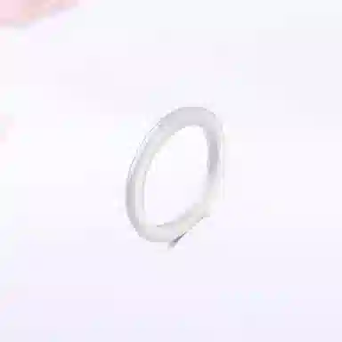 【精选高品质】 金师傅 白月光镶钻叠戴套装 吉祥如意 新中式国潮典雅气质清冷百搭显白时尚经典 小众轻奢高级#好运 玉髓 戒指 女款