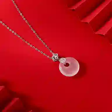 【S925银|精选高品质】 金师傅 猫咪葫芦锁骨链 福禄双全招财猫 萌趣可爱精致气质甜美清冷 小众轻奢设计高级 玉髓 项链 男女同款情侣款