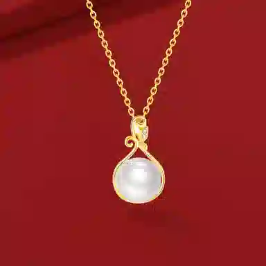 金师傅 小众高级复古 淡水珍珠 项链 女款