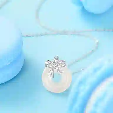 【高品质|蝴蝶玄学！】 金师傅 锁骨链 招财转运森系梦幻时尚精致气质优雅甜美 小众轻奢设计高级#好运 玻璃猫眼 项链 女款
