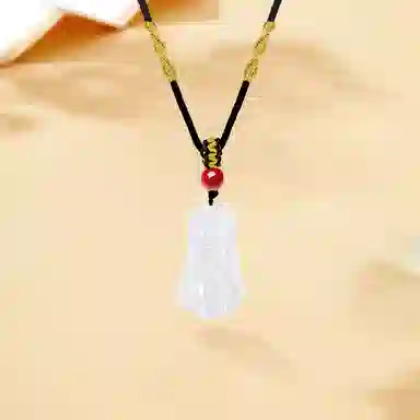 【S925银|甄选高品质|你的守护神】 金师傅 观音弥勒佛 平安顺遂 事业有成 新中式国潮气质#好运 粉水晶 项链 男女同款情侣款