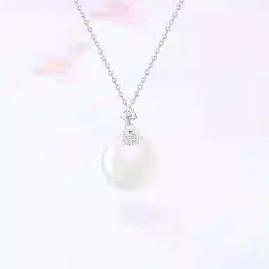 【S999足银|甄选高品质】 金师傅 吉祥如意套装 祥云平安扣弥勒佛吊坠 招财好运新中式国潮高级简约百搭#好运 玉髓 项链 女款