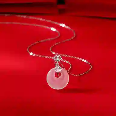 【S925银|精选高品质】 金师傅 猫咪葫芦锁骨链 福禄双全招财猫 萌趣可爱精致气质甜美清冷 小众轻奢设计高级 玉髓 项链 男女同款情侣款
