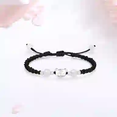 【甄选高品质】 金师傅 四叶草转运手链 幸运女神时来运转 轻奢精致时尚气质简约百搭 小众高级百搭高级#好运 玛瑙 手链 女款