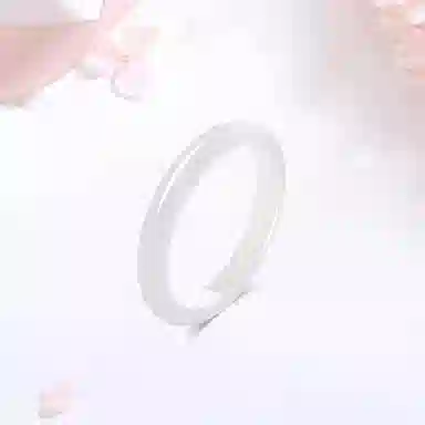 【甄选高品质】 金师傅 白月光繁花似锦叠戴套装 一步一响新中式气质典雅美人镯简约百搭 小众轻奢高级#好运 玉髓 手镯 女款