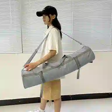 丛林豹健身包瑜伽垫包时尚防泼水健身收纳包休闲旅行手提健身包滑板包