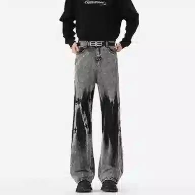PAINT STAIN Denim Pants