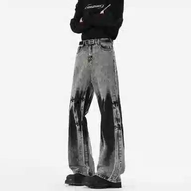 PAINT STAIN Denim Pants